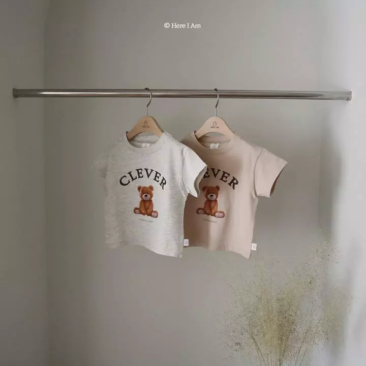 Here I Am - Korean Children Fashion - #childofig - Clava Bear Tee