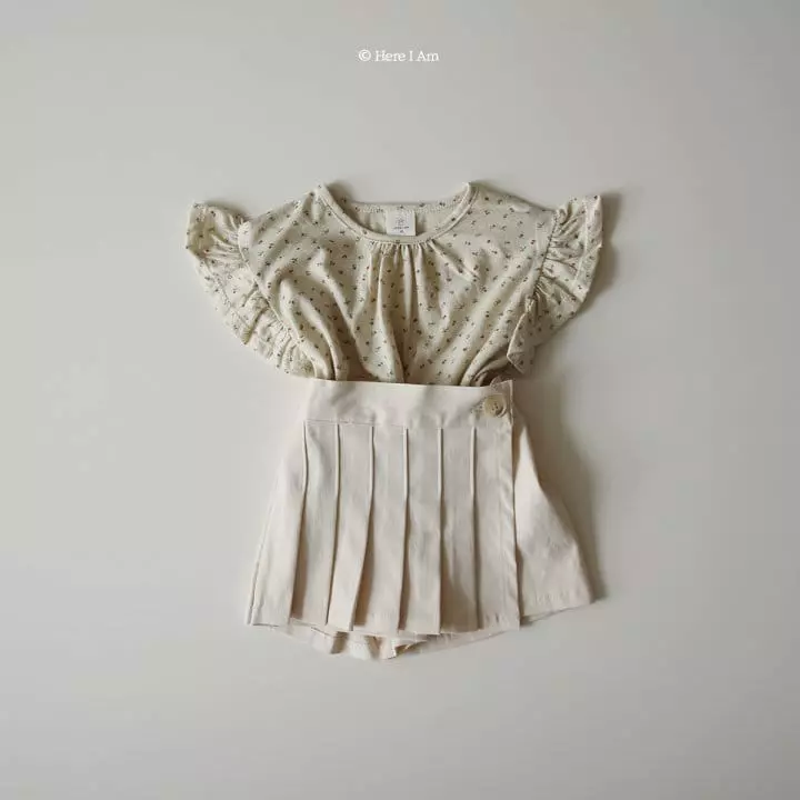 Here I Am - Korean Children Fashion - #childrensboutique - Flower Frill Tee - 5