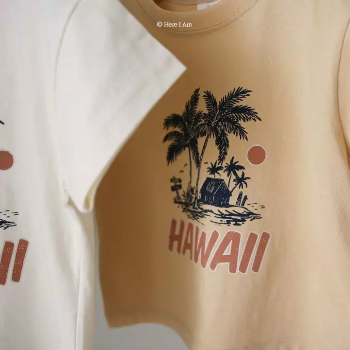 Here I Am - Korean Children Fashion - #childrensboutique - Hawaii Tee - 5