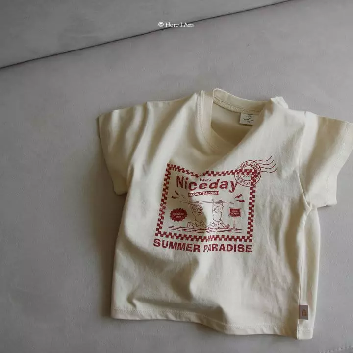 Here I Am - Korean Children Fashion - #childofig - Stemp Tee - 4