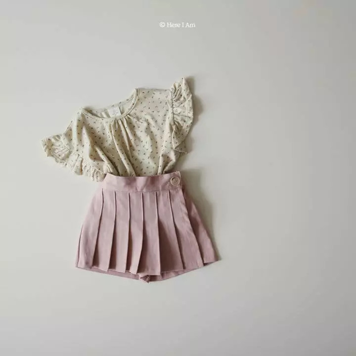 Here I Am - Korean Children Fashion - #designkidswear - Flower Frill Tee - 6