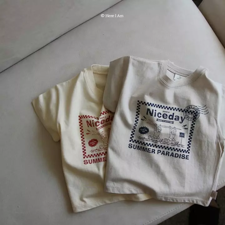 Here I Am - Korean Children Fashion - #designkidswear - Stemp Tee - 5