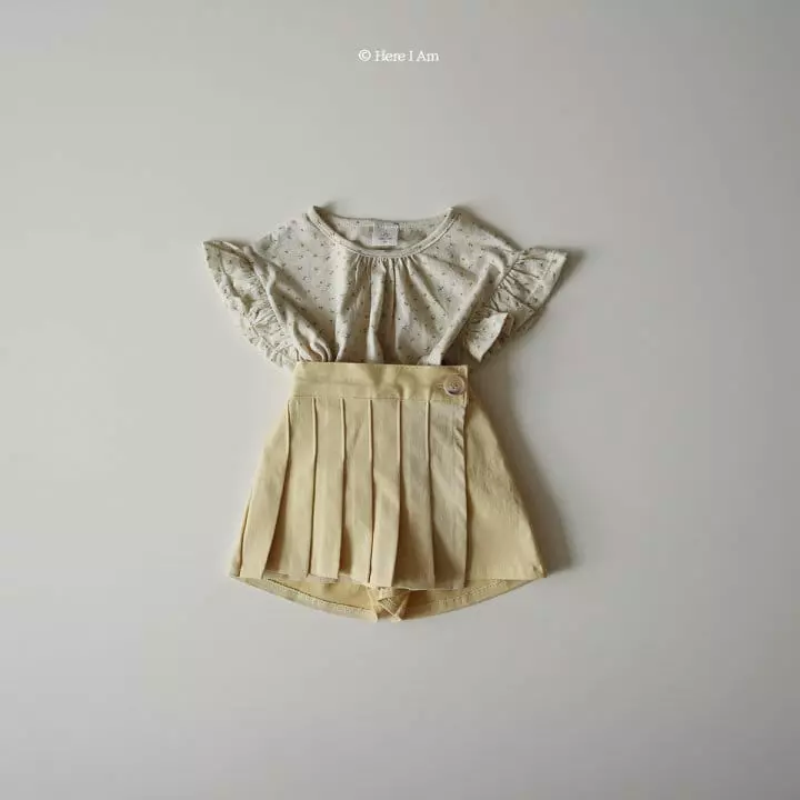 Here I Am - Korean Children Fashion - #discoveringself - Flower Frill Tee - 7