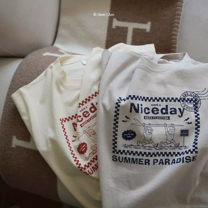 Here I Am - Korean Children Fashion - #discoveringself - Stemp Tee - 6