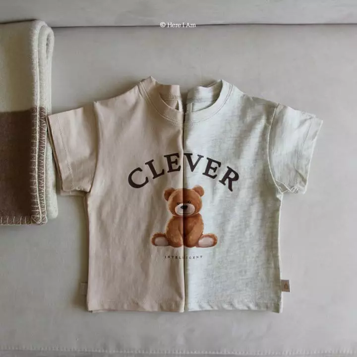 Here I Am - Korean Children Fashion - #discoveringself - Clava Bear Tee - 5