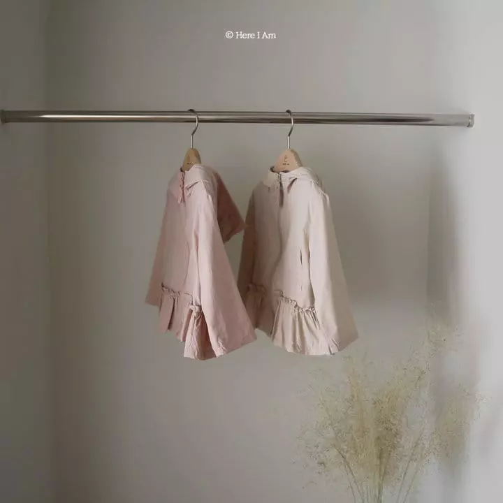 Here I Am - Korean Children Fashion - #discoveringself - Rose Shirring Anorak Jumper