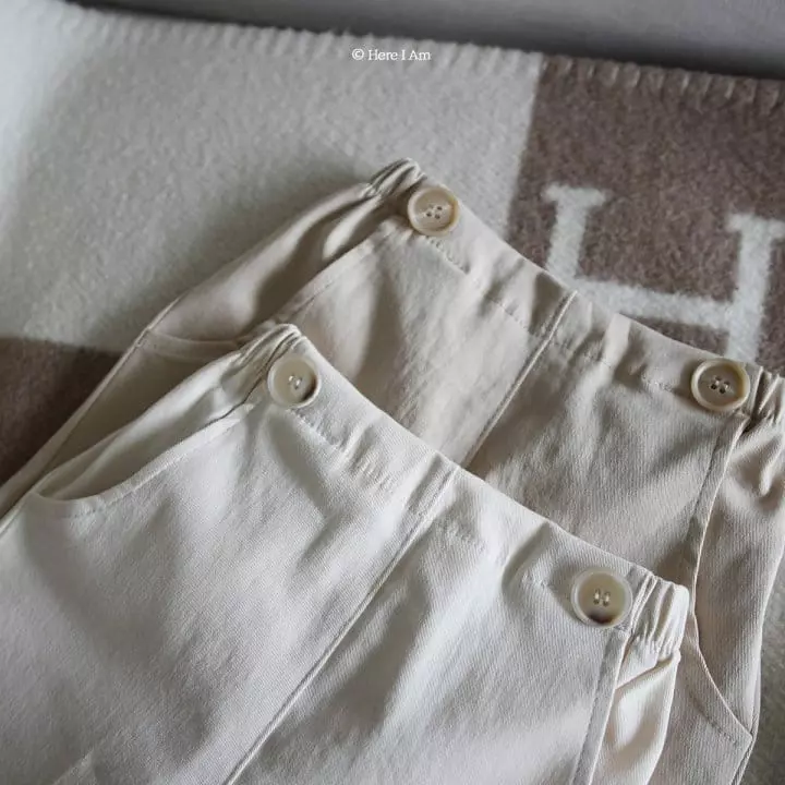 Here I Am - Korean Children Fashion - #discoveringself - Summer Cremp Shorts