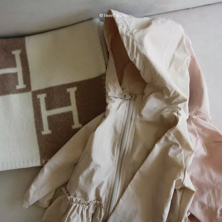Here I Am - Korean Children Fashion - #kidsshorts - Rose Shirring Anorak Jumper - 3