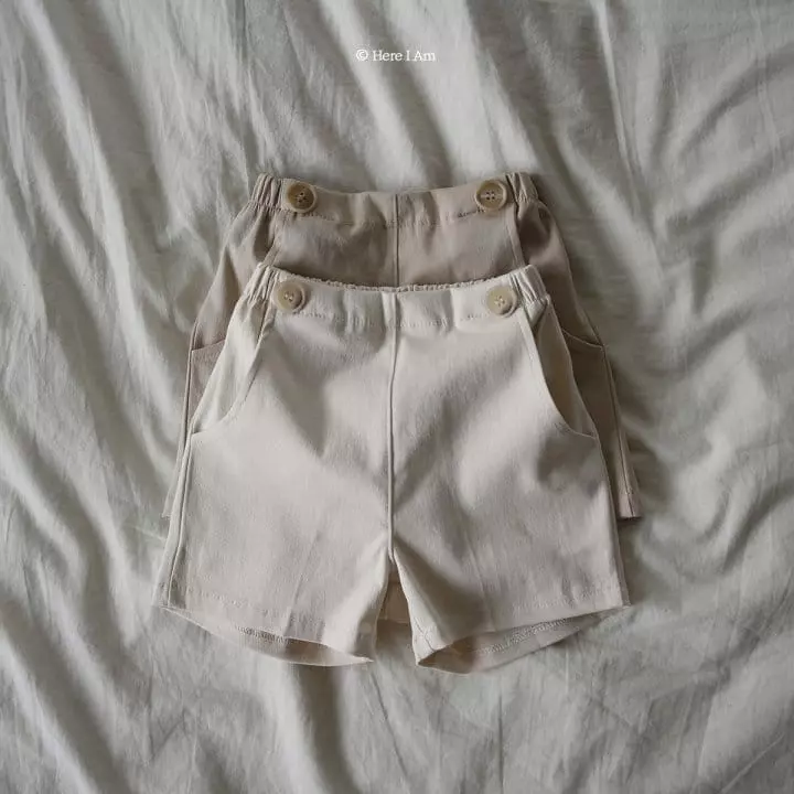 Here I Am - Korean Children Fashion - #kidsshorts - Summer Cremp Shorts - 3