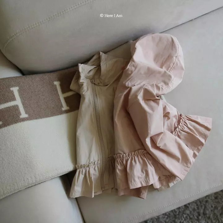Here I Am - Korean Children Fashion - #kidsshorts - Rose Shirring Anorak Jumper - 4