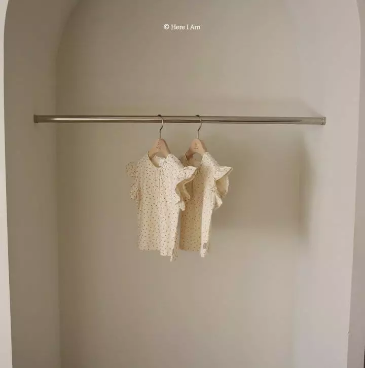 Here I Am - Korean Children Fashion - #minifashionista - Flower Frill Tee