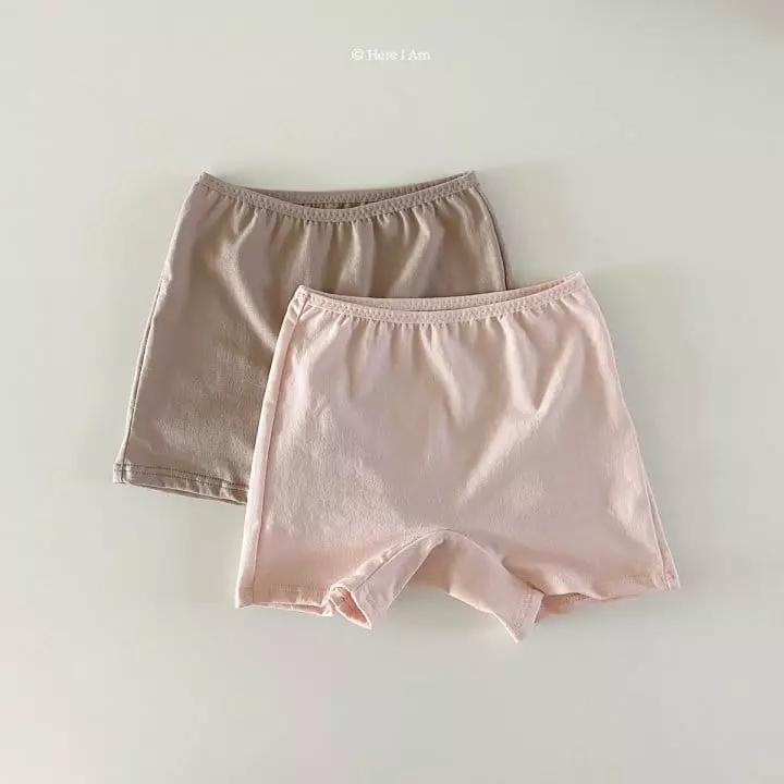 Here I Am - Korean Children Fashion - #minifashionista - Plain Drawers 2 in 1 - 5