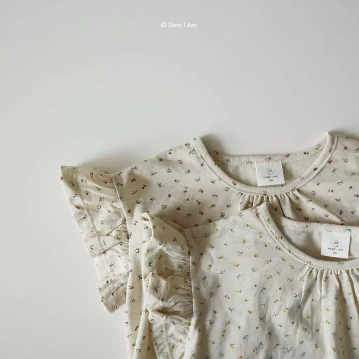 Here I Am - Korean Children Fashion - #prettylittlegirls - Flower Frill Tee - 2