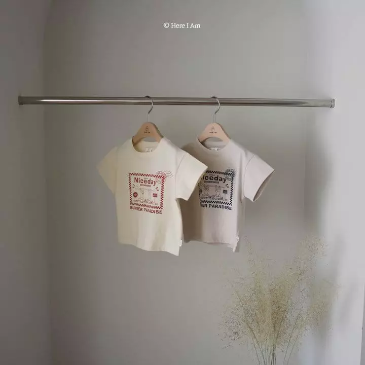 Here I Am - Korean Children Fashion - #prettylittlegirls - Stemp Tee