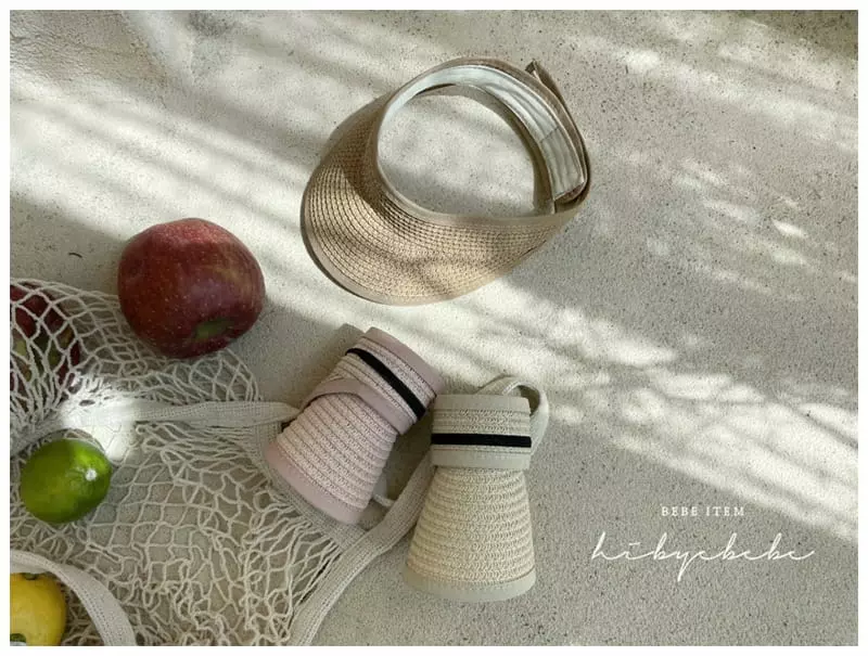 Hi Byebebe - Korean Baby Fashion - #babyboutique - Dol Dol Straw Hat