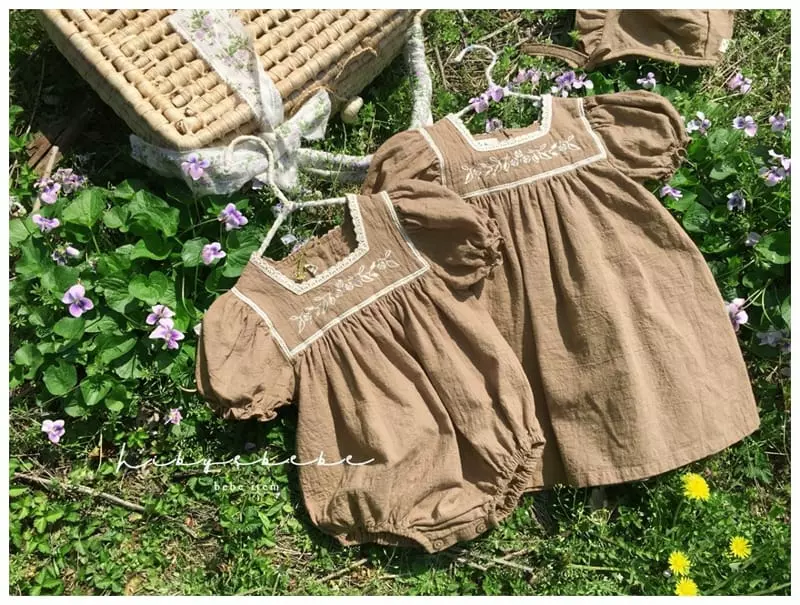 Hi Byebebe - Korean Baby Fashion - #babyboutiqueclothing - Veronica Embroidery Bodysuit - 7