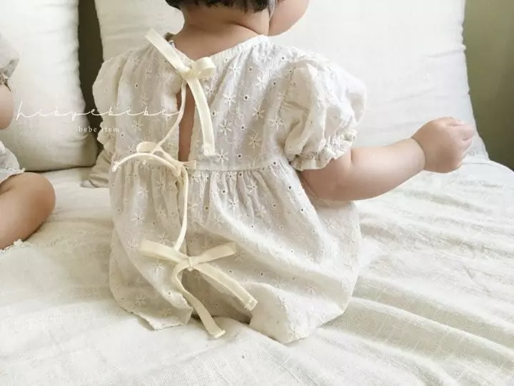 Hi Byebebe - Korean Baby Fashion - #babyboutiqueclothing - Bloom Flwoer Embroidery Top Bottom Set - 5