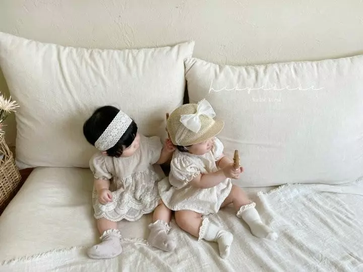 Hi Byebebe - Korean Baby Fashion - #babyclothing - Bloom Flwoer Embroidery Top Bottom Set - 6