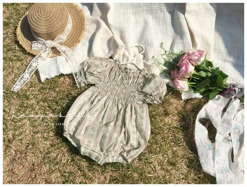 Hi Byebebe - Korean Baby Fashion - #babygirlfashion - Elroy Smocking Bodysuit - 10
