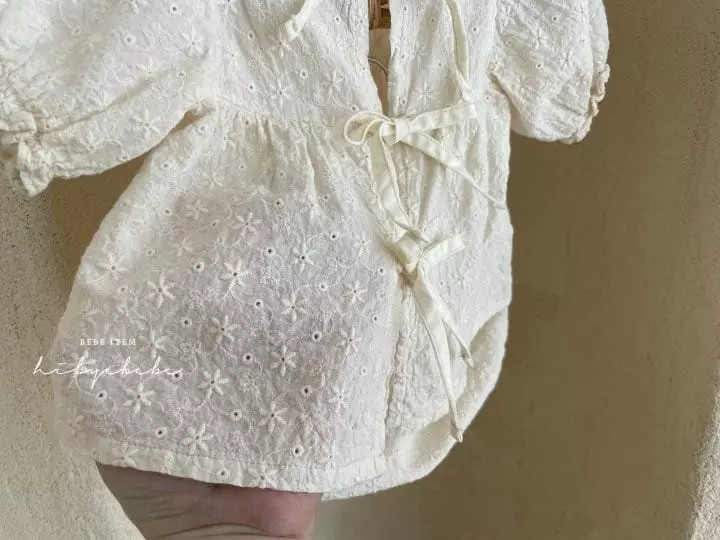Hi Byebebe - Korean Baby Fashion - #babylifestyle - Bloom Flwoer Embroidery Top Bottom Set - 10