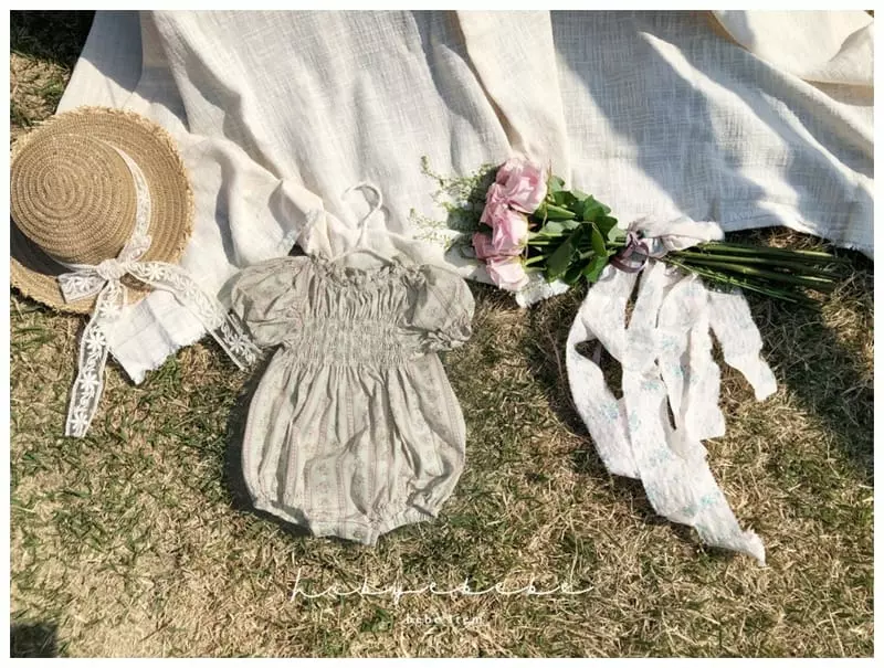 Hi Byebebe - Korean Baby Fashion - #babyoninstagram - Elroy Smocking Bodysuit - 12
