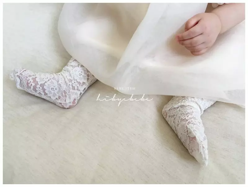 Hi Byebebe - Korean Baby Fashion - #babyootd - Angue Lace Socks - 2