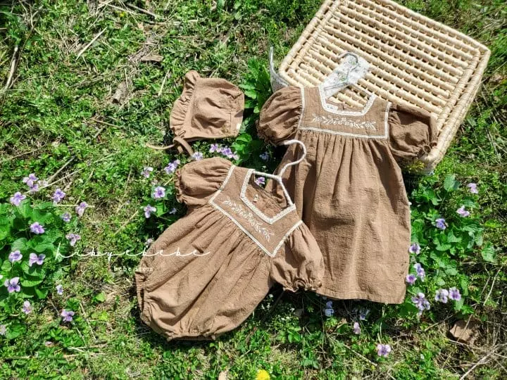Hi Byebebe - Korean Baby Fashion - #babyoutfit - Veronica Frill Bonnet - 3
