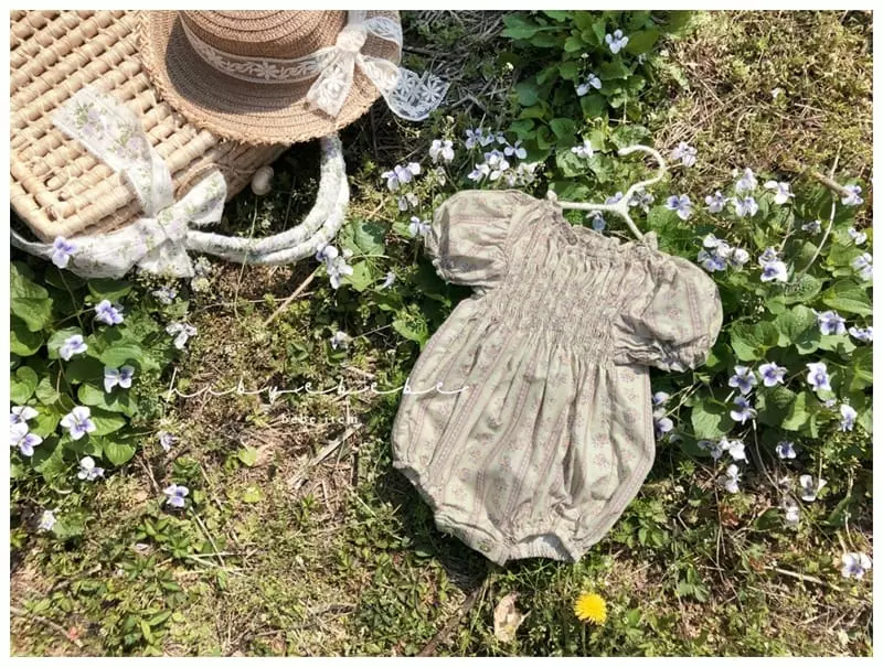 Hi Byebebe - Korean Baby Fashion - #babywear - Elroy Smocking Bodysuit