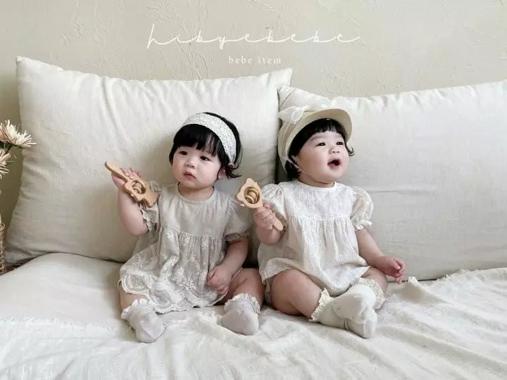 Hi Byebebe - Korean Baby Fashion - #onlinebabyboutique - Bloom Flwoer Embroidery Top Bottom Set