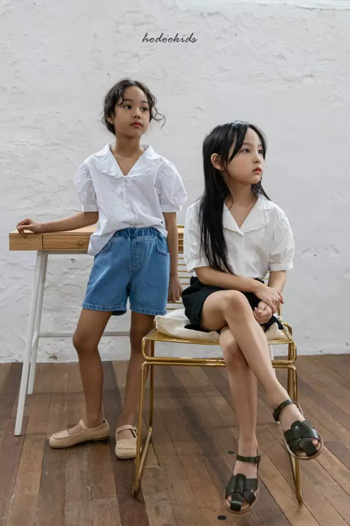 Hodoo - Korean Children Fashion - #childofig - Short Jeans
