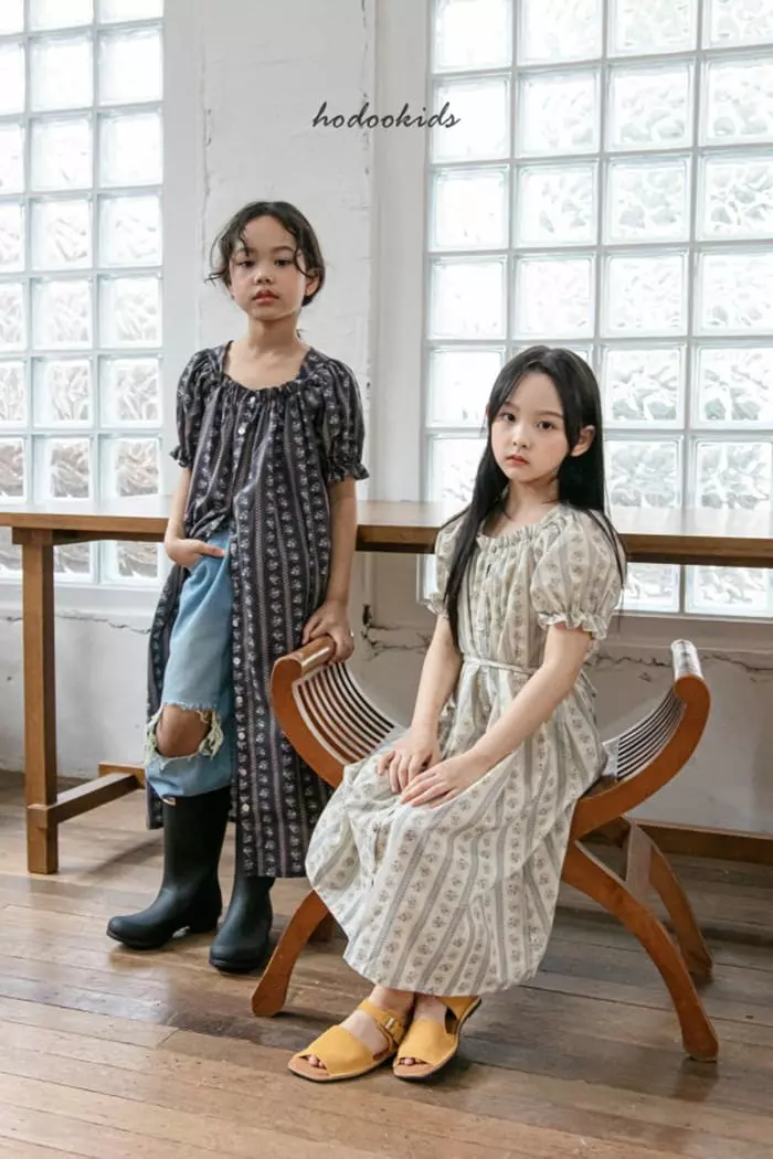 Hodoo - Korean Children Fashion - #kidzfashiontrend - Slit Jeans - 3