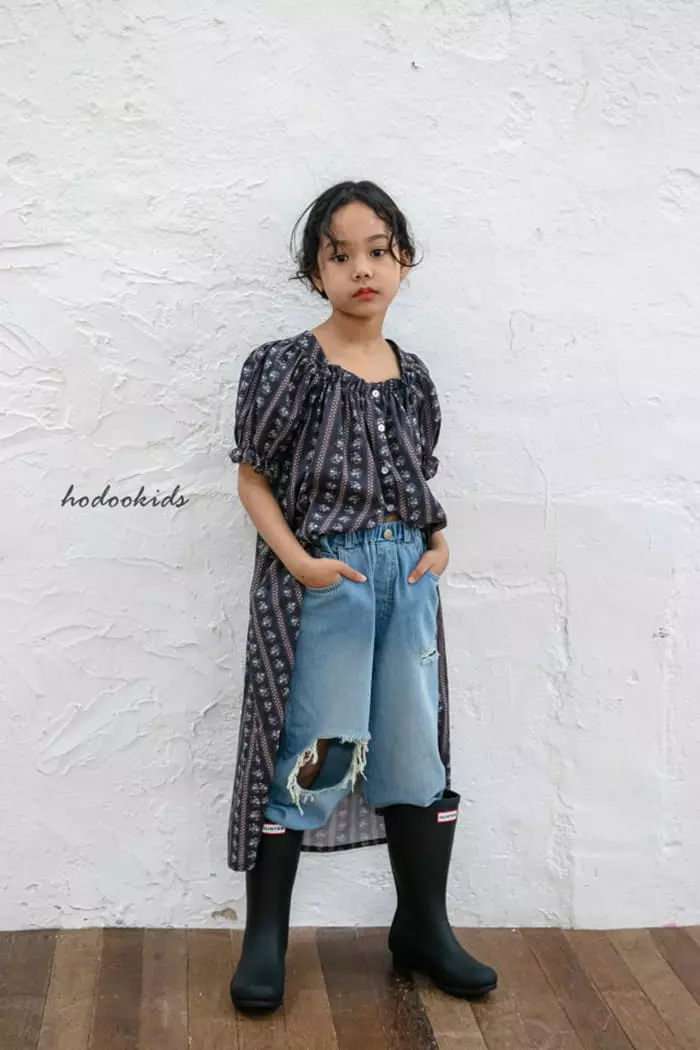 Hodoo - Korean Children Fashion - #magicofchildhood - Slit Jeans - 6