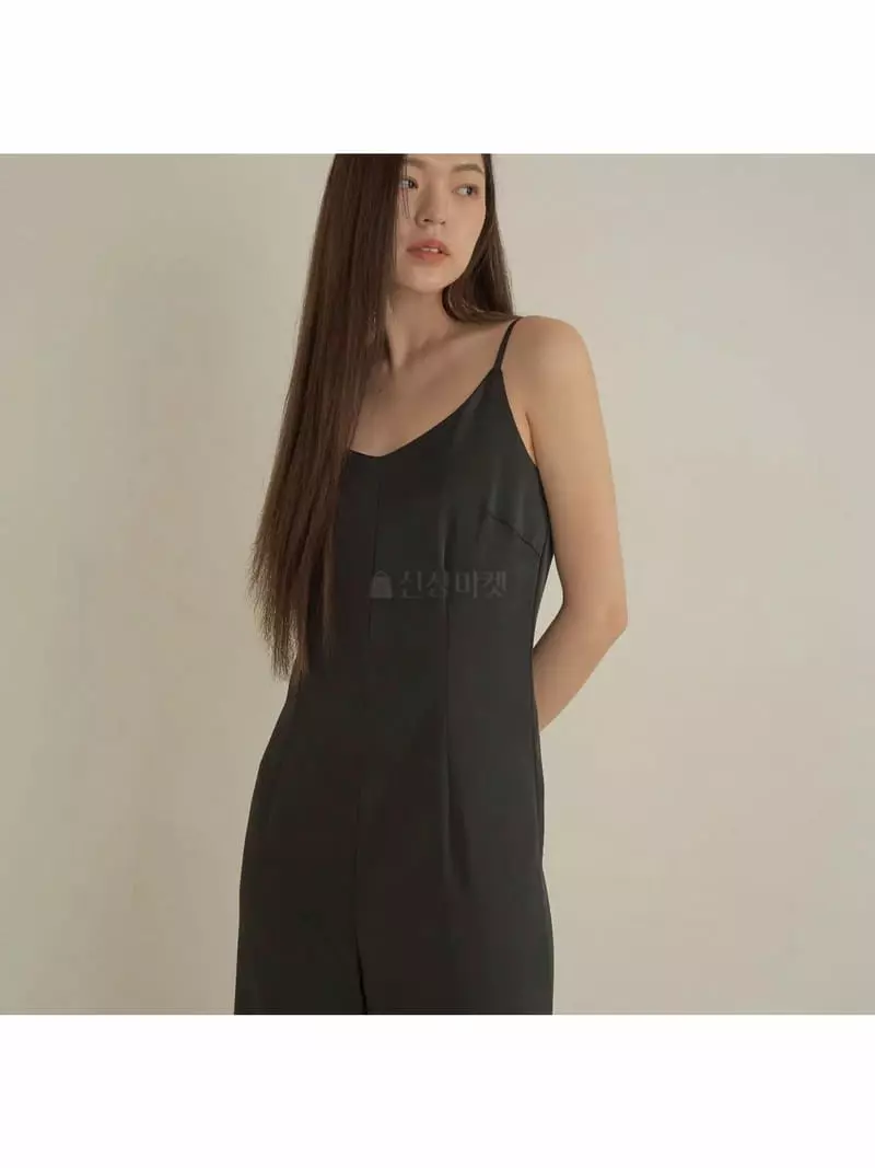 Howl - Korean Women Fashion - #romanticstyle - Summer Satin Jumpsuit
