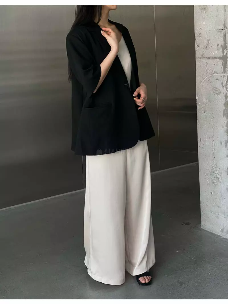 Howl - Korean Women Fashion - #shopsmall - Summer Satin Jumpsuit - 2