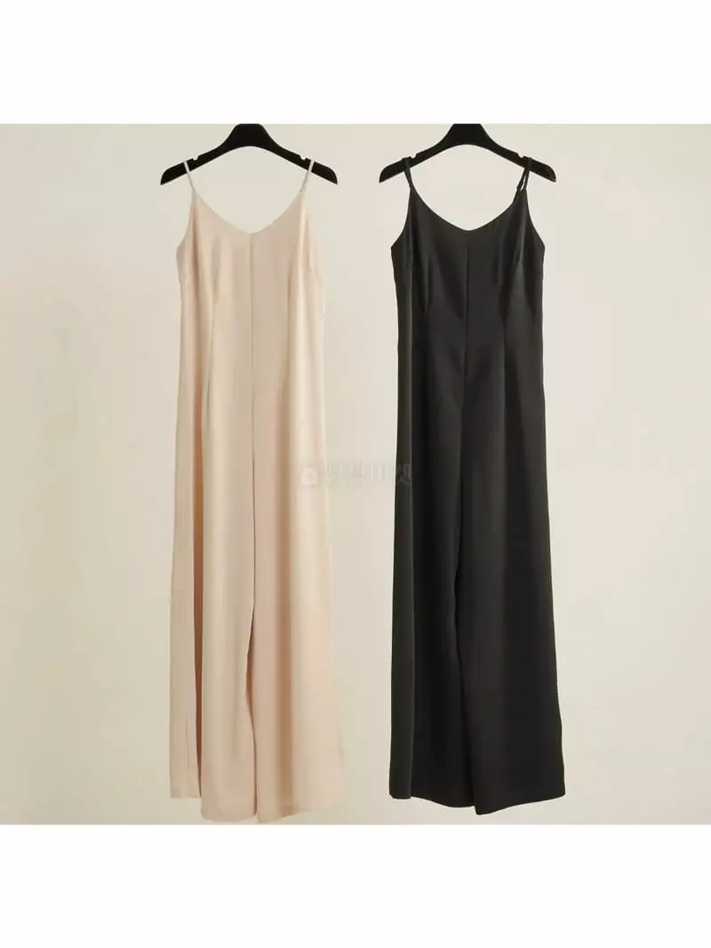 Howl - Korean Women Fashion - #thatsdarling - Summer Satin Jumpsuit - 4
