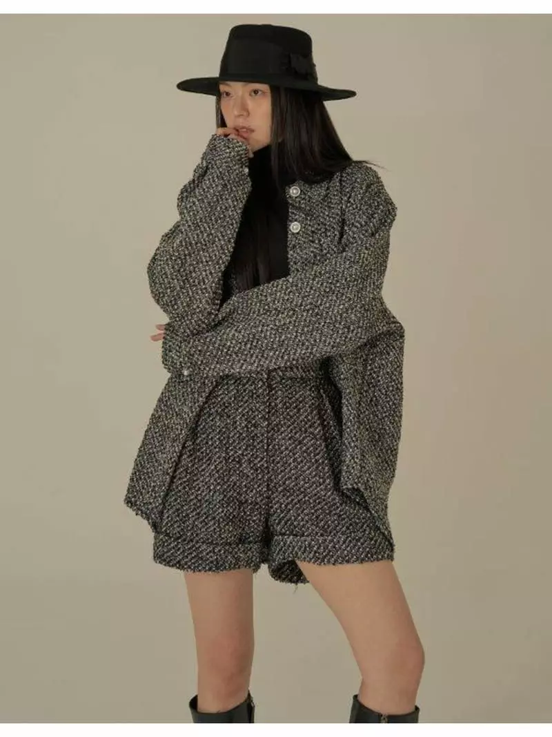 Howl - Korean Women Fashion - #vintageinspired - Coco Twid Pants - 2