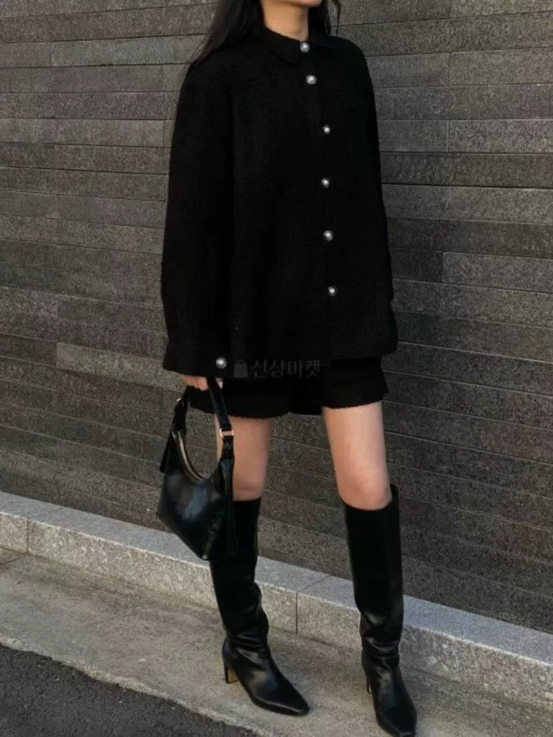 Howl - Korean Women Fashion - #vintagekidsstyle - Coco Twid Jacket - 2