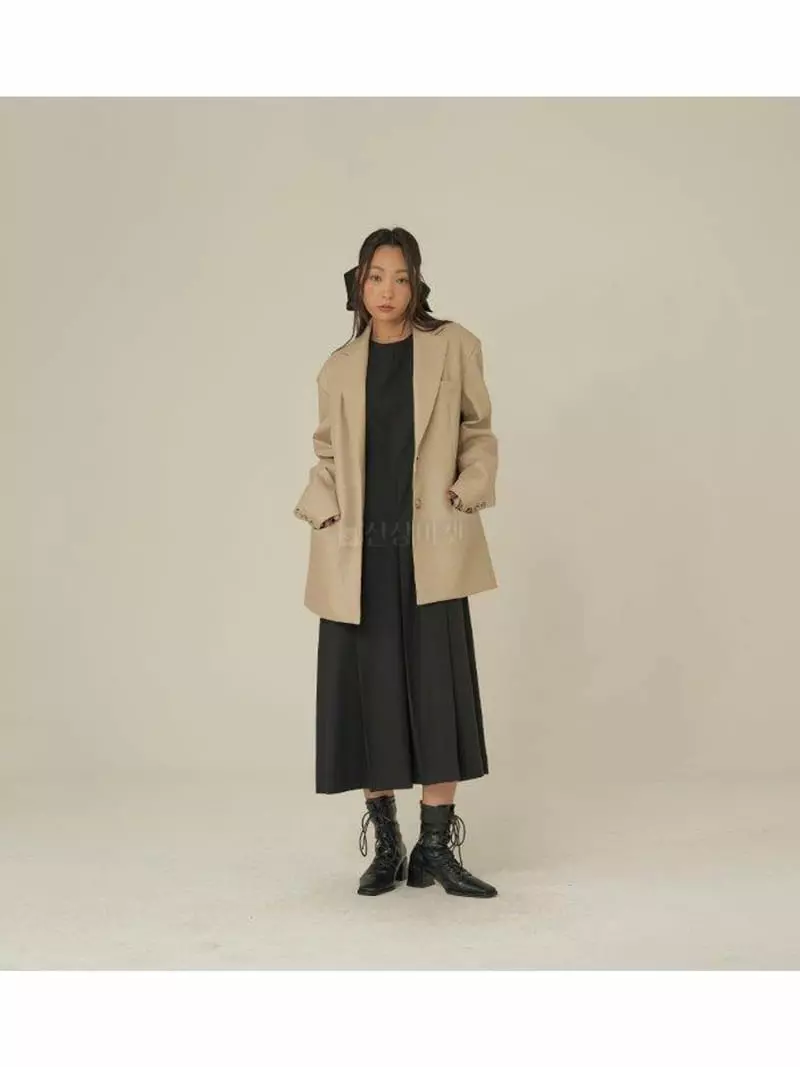 Howl - Korean Women Fashion - #womensfashion - Leather Over Jacket - 3