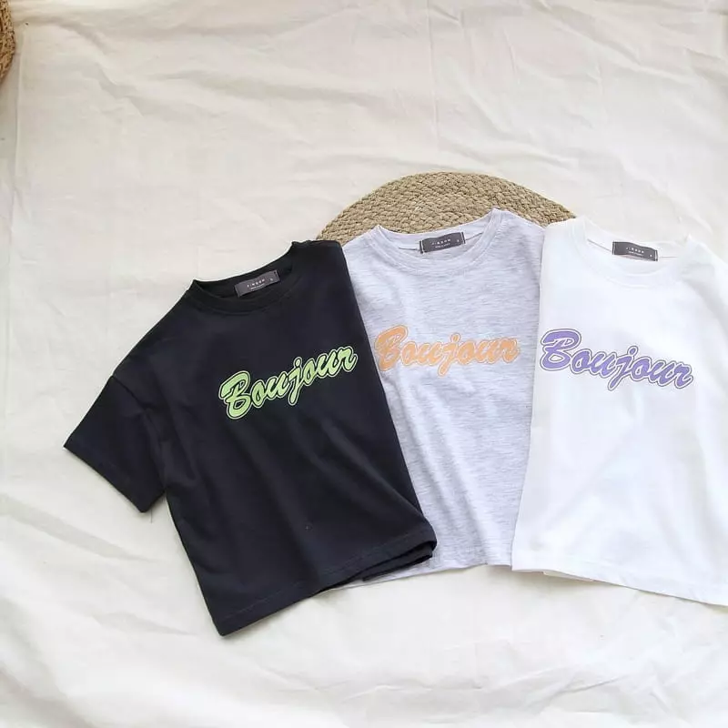 J-Room - Korean Children Fashion - #designkidswear - Bonjour Tee - 2