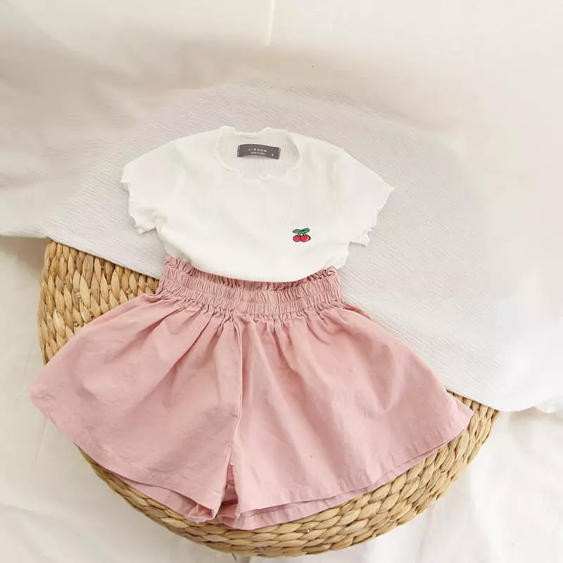 J-Room - Korean Children Fashion - #fashionkids - Cherry Rib Tee - 7