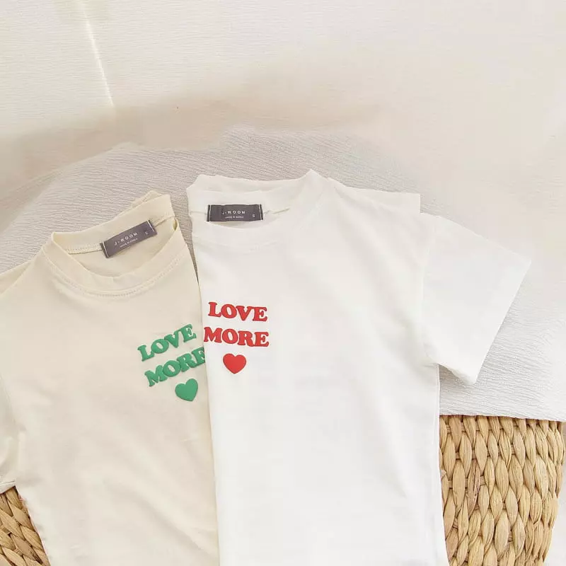 J-Room - Korean Children Fashion - #fashionkids - Love Paint Tee - 6