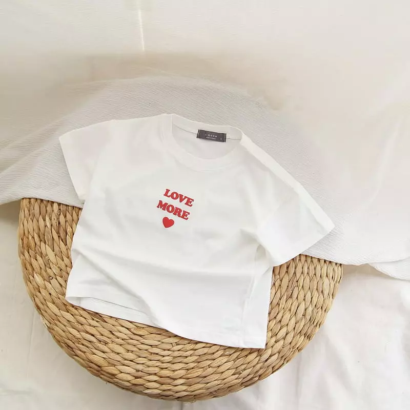 J-Room - Korean Children Fashion - #kidsshorts - Love Paint Tee - 7