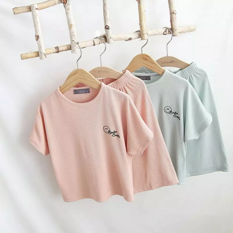 J-Room - Korean Children Fashion - #kidsshorts - Coco Wild Top Bottom Set - 3