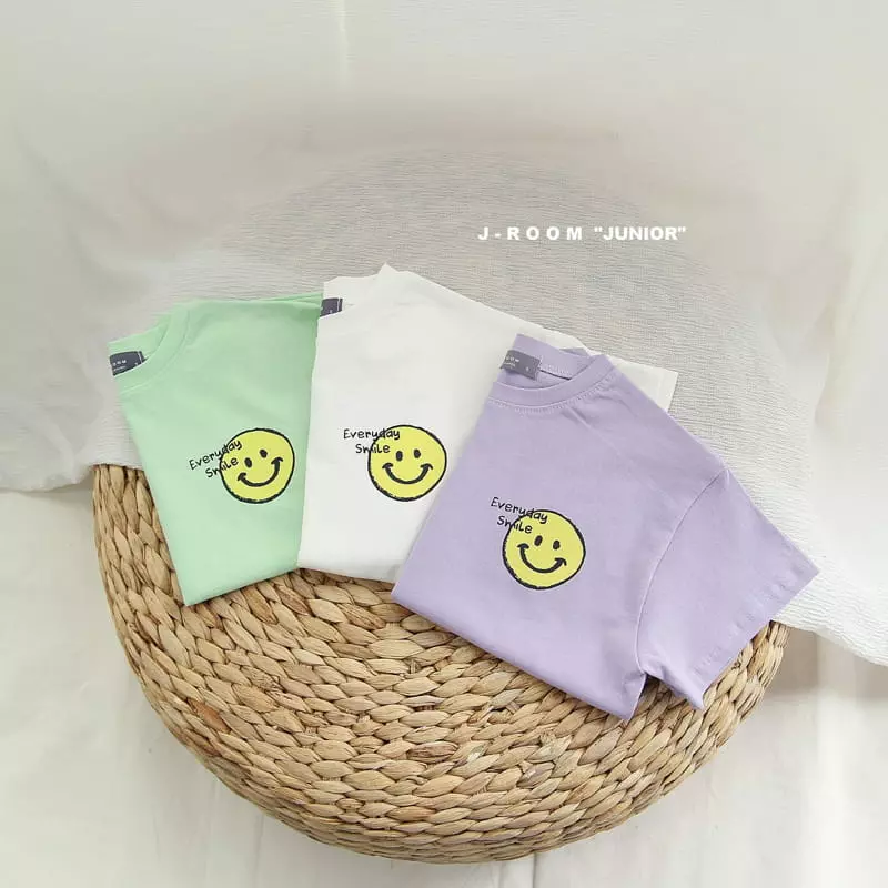 J-Room - Korean Children Fashion - #kidsshorts - Hug Smile Tee