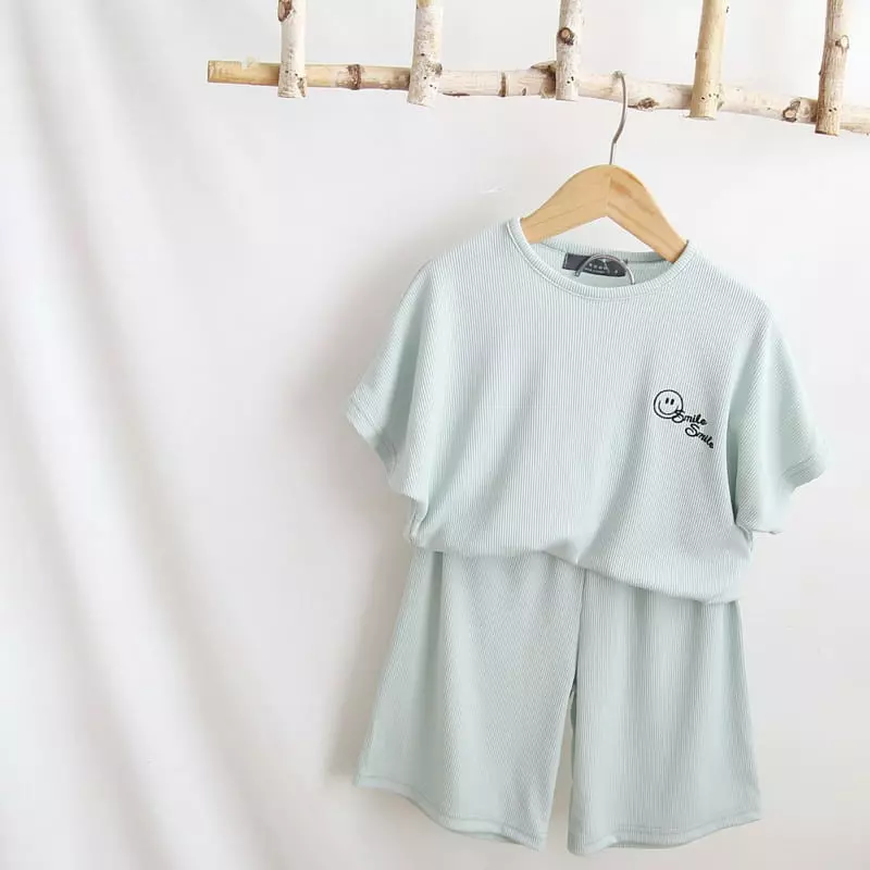 J-Room - Korean Children Fashion - #kidsshorts - Coco Wild Top Bottom Set - 4