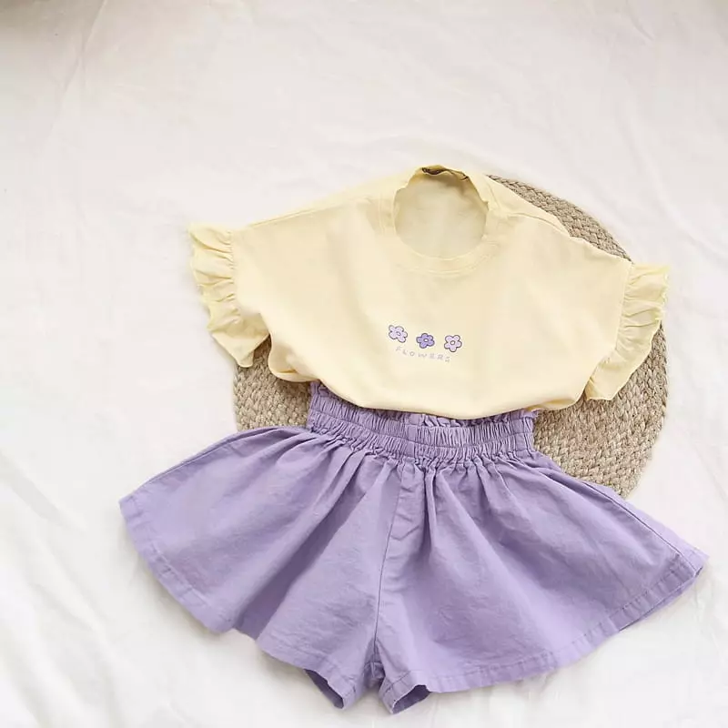 J-Room - Korean Children Fashion - #kidsstore - Flower Frill Tee - 3