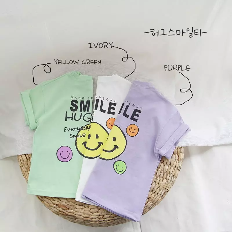 J-Room - Korean Children Fashion - #kidsstore - Hug Smile Tee - 2