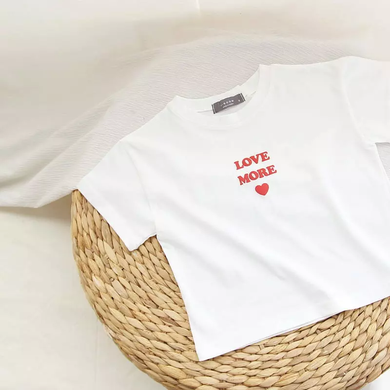 J-Room - Korean Children Fashion - #kidzfashiontrend - Love Paint Tee - 9