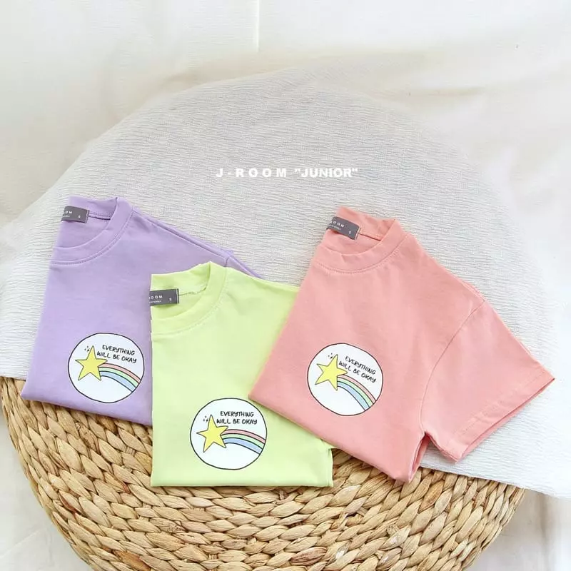 J-Room - Korean Children Fashion - #kidzfashiontrend - Circle Lettering Tee - 2