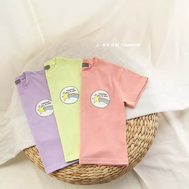 J-Room - Korean Children Fashion - #Kfashion4kids - Circle Lettering Tee - 4